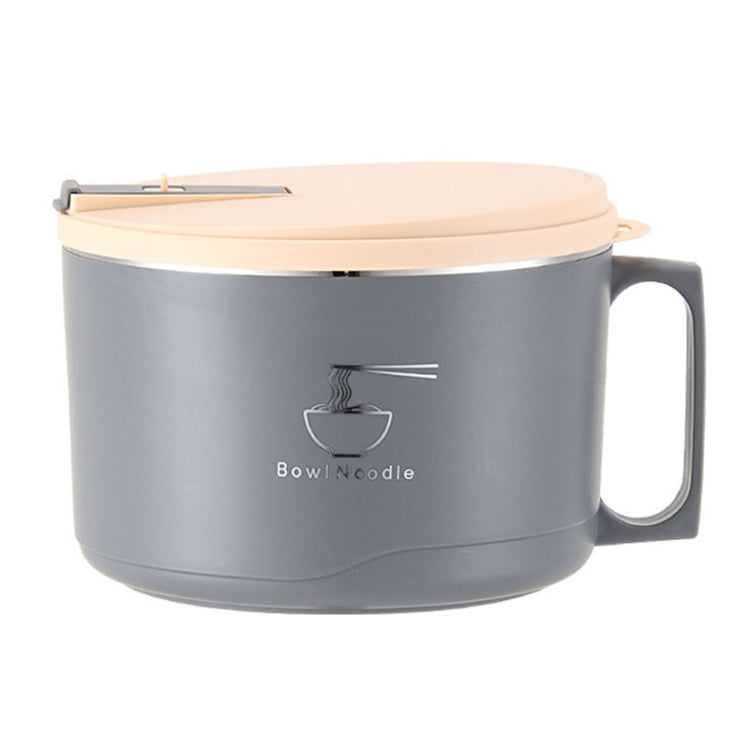 304 Stainless Steel Insulated Rice Bowl Dormitory Student Instant Noodle Bowl With Lid