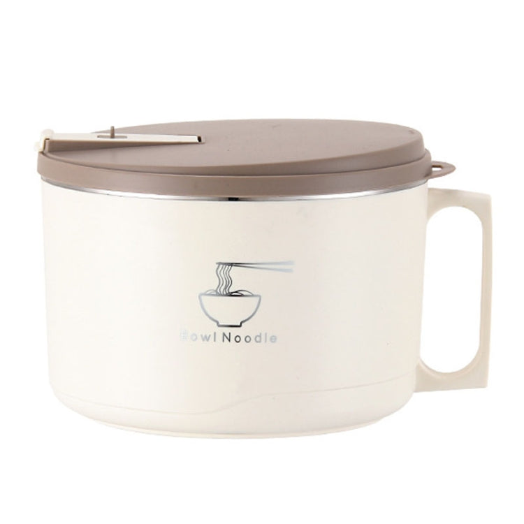 304 Stainless Steel Insulated Rice Bowl Dormitory Student Instant Noodle Bowl With Lid