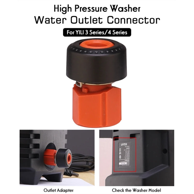 Car Washer Accessories Inlet Outlet Quick Plug Faucet Universal Adaptor Exhaust Valve