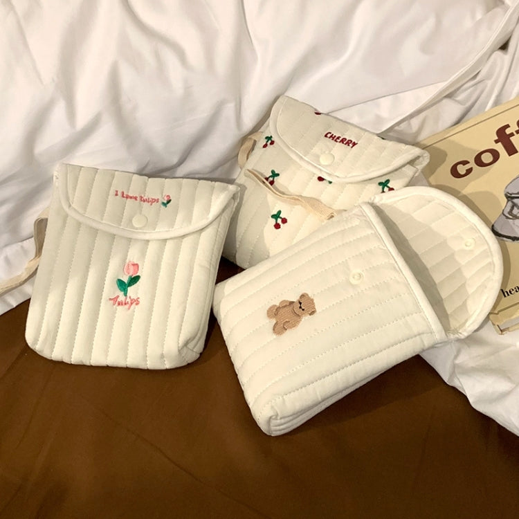 Embroidered Cartoon Cute Sanitary Napkin Mini Storage Bag