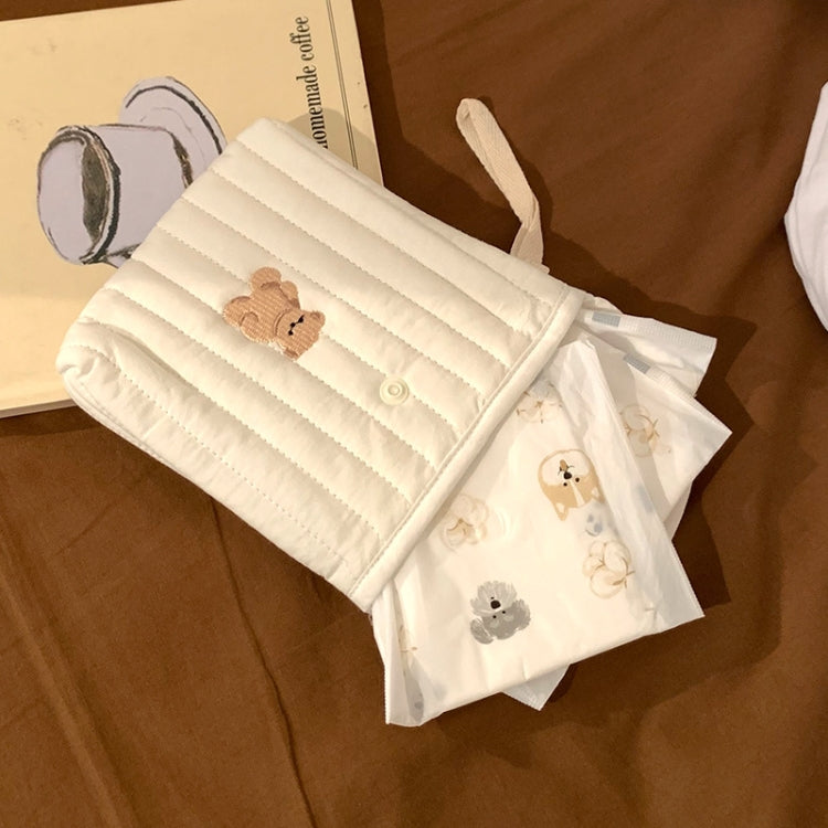 Embroidered Cartoon Cute Sanitary Napkin Mini Storage Bag
