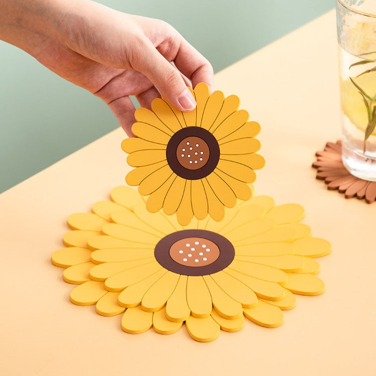 Silicone Heat Insulation Table Mat Anti-scald Placemat Heat-resistant Pot Pad Coaster