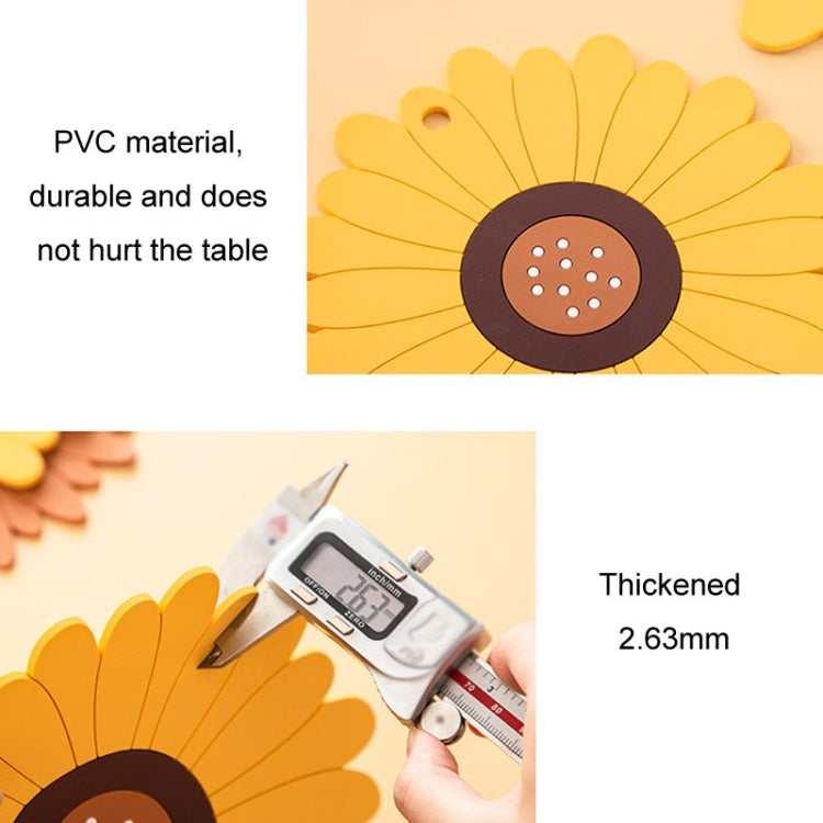 Silicone Heat Insulation Table Mat Anti-scald Placemat Heat-resistant Pot Pad Coaster