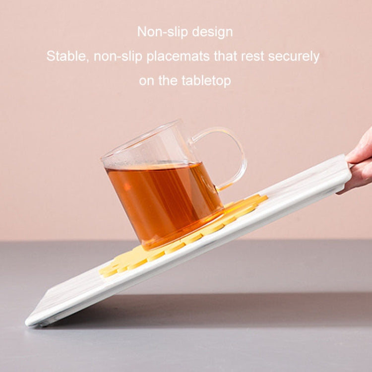 Silicone Heat Insulation Table Mat Anti-scald Placemat Heat-resistant Pot Pad Coaster
