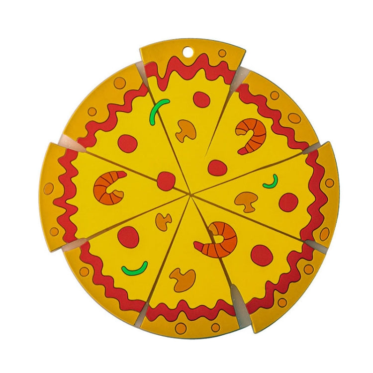 Silicone Insulated Table Placemat Pizza Shaped Bowl Mat PVC Coasters