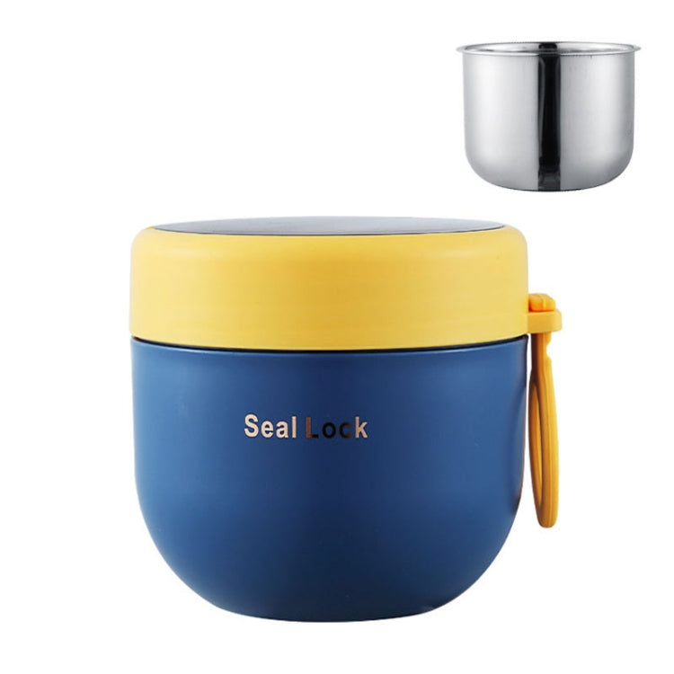 304 Stainless Steel Insulated Soup Bowl Oatmeal Breakfast Cup Portable Lunch Box