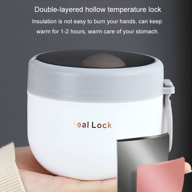 304 Stainless Steel Insulated Soup Bowl Oatmeal Breakfast Cup Portable Lunch Box