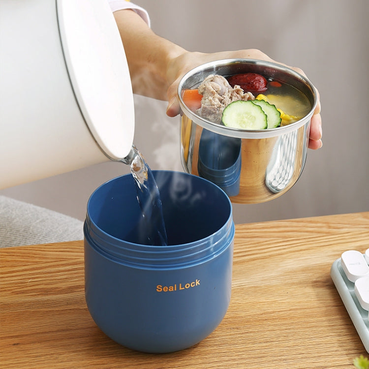 304 Stainless Steel Insulated Soup Bowl Oatmeal Breakfast Cup Portable Lunch Box