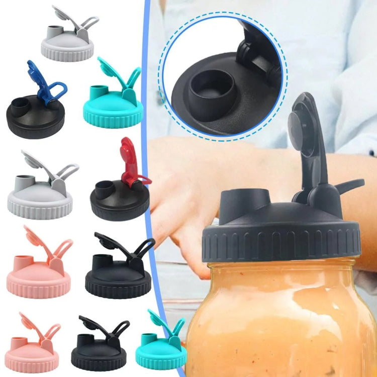 For Mason Jars Wide Mouth Flip Top Lid Airtight Leak Proof Reusable Canning Lids