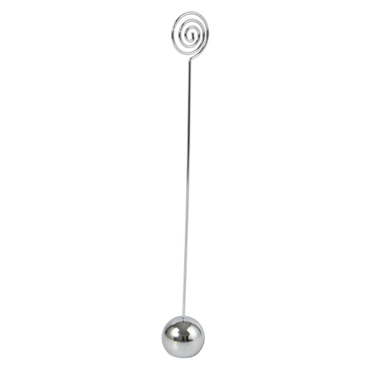 Hotel Stainless Steel Table Number Plate Restaurant Wedding Menu Holder Number Clip