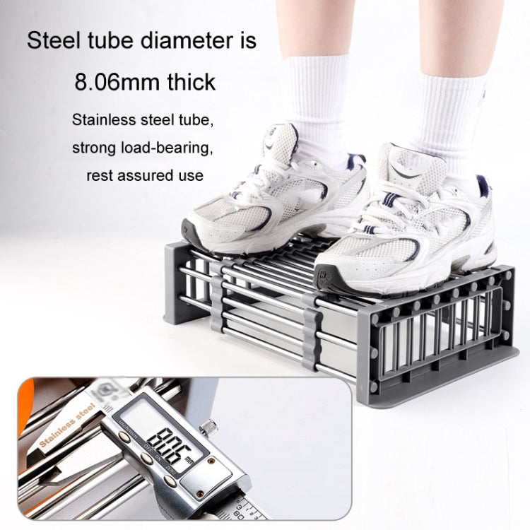 Kitchen Drainage Rack Stainless Steel Retractable Sink Shelf Flatware Storage Organizer