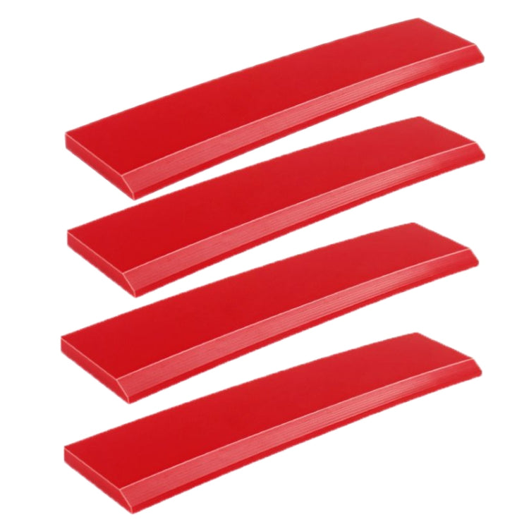 4pcs Car Cleaning Glass Water Film Soft Rubber Scraper