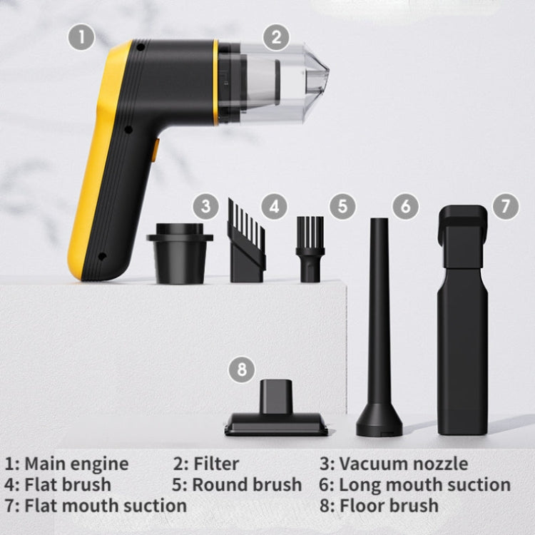 6-in-1 Car Handheld Vacuum Cleaner Multifunctional Strong Suction Air Pump
