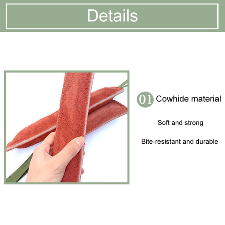 Cowhide Training Dog Bite Stick Pet Toning Toys