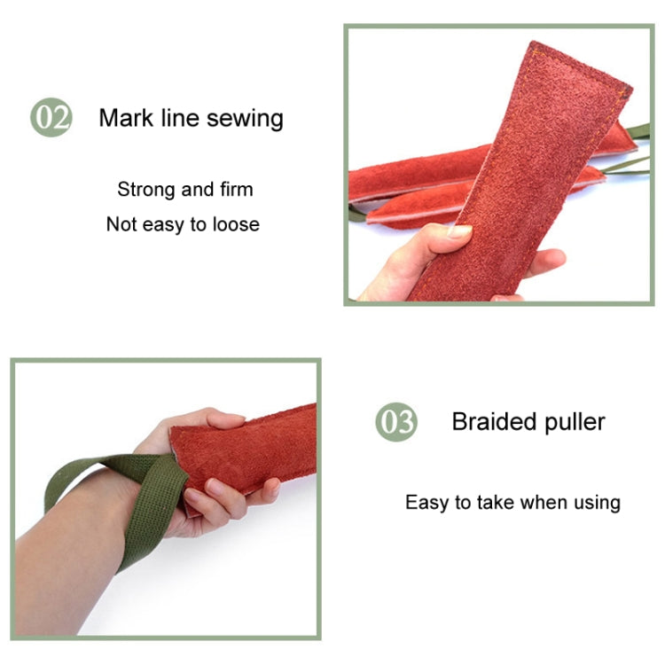 Cowhide Training Dog Bite Stick Pet Toning Toys