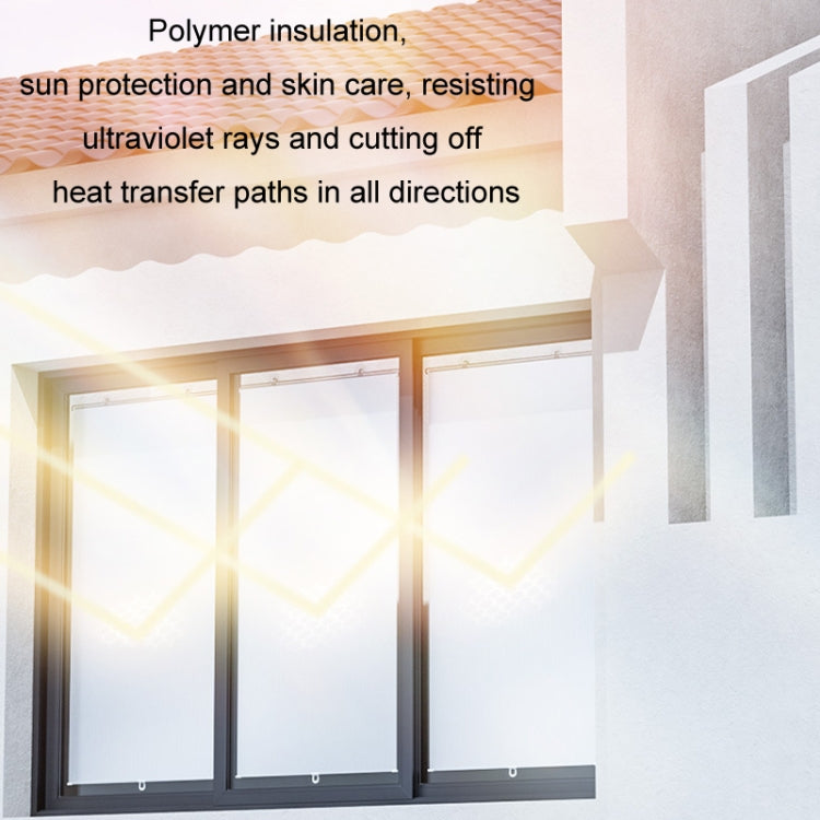 Car Summer No-punch Retractable Titanium Silver Sunshade Curtain
