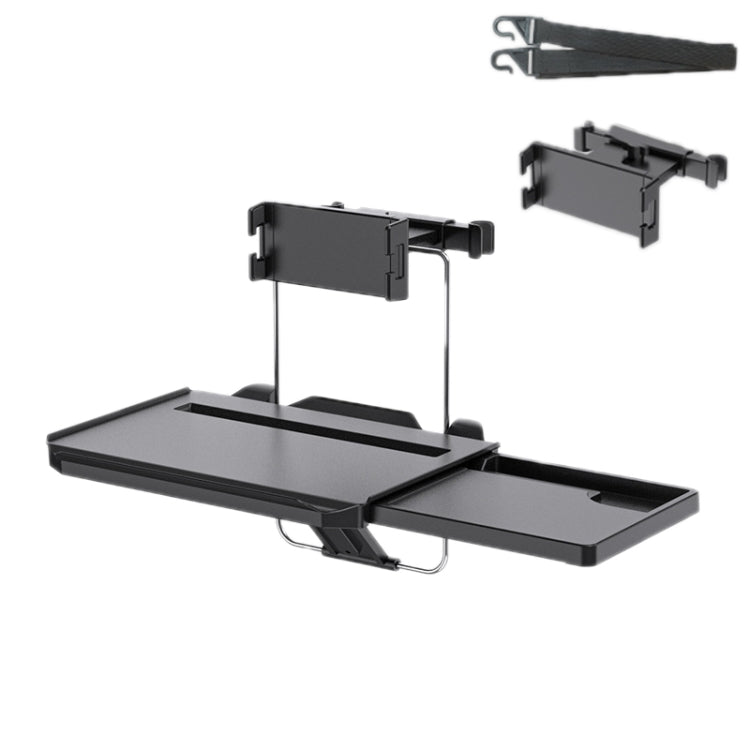 Car Dining Table Rear Foldable Storage Rack Computer Stand