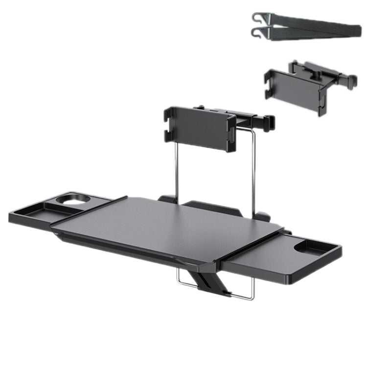 Car Dining Table Rear Foldable Storage Rack Computer Stand