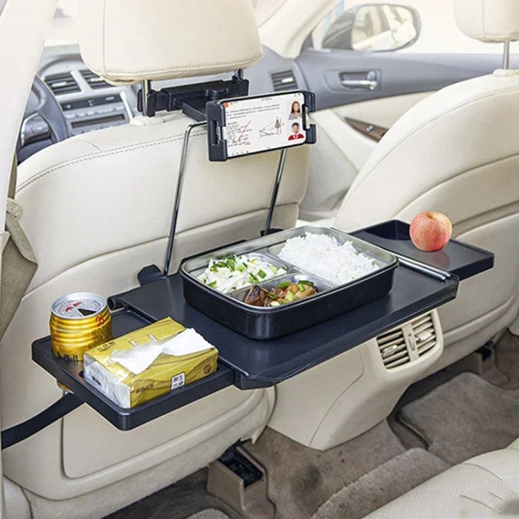 Car Dining Table Rear Foldable Storage Rack Computer Stand