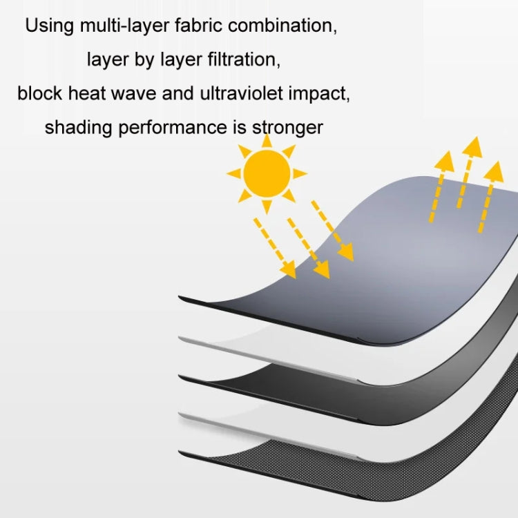 Car Magnetic Summer Sun Protection Insulating Privacy Curtain