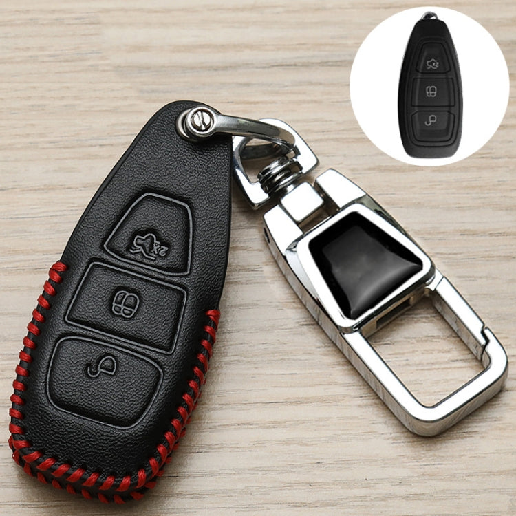 For Ford Car Key Cover Keychain Anti-lost Number Plate