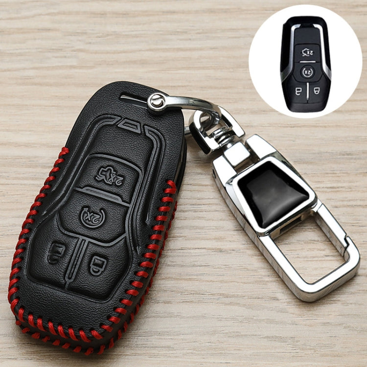 For Ford Car Key Cover Keychain Anti-lost Number Plate