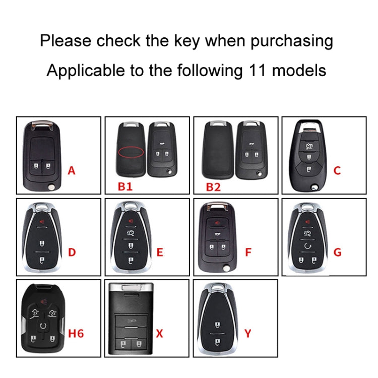 For Chevrolet Car Key Cover Multifunctional Keychain Anti-lost Number Plate