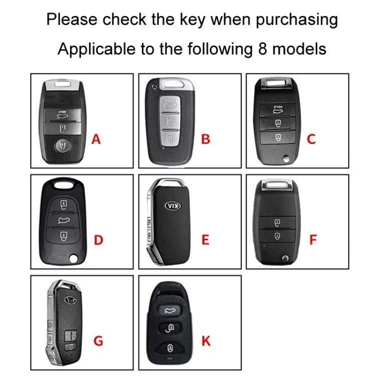 For Kia Car Key Cover Multifunctional Keychain Anti-lost Number Plate