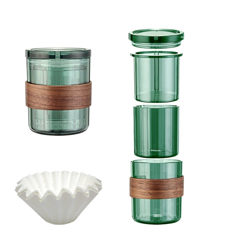 3 In 1 Pour Over Coffee Maker with Filter Cup for Camping Travel Office