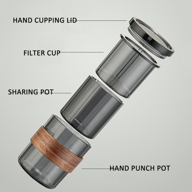 3 In 1 Pour Over Coffee Maker with Filter Cup for Camping Travel Office