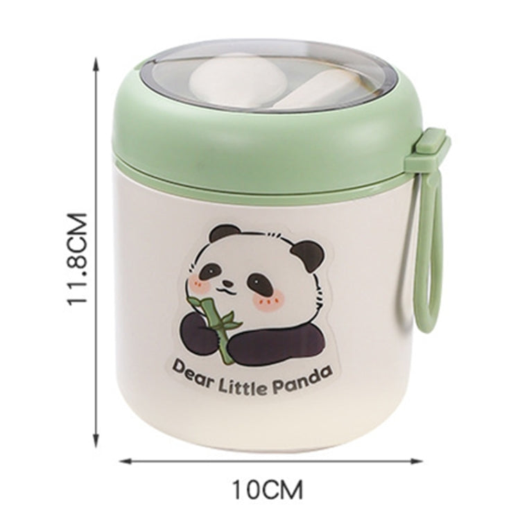 304 Stainless Steel Breakfast Cup Insulated Soup Cup with Lid and Spoon