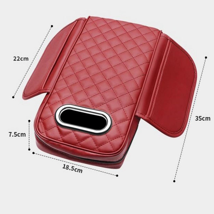 Car Armrest Box Booster Pad Widened Interior Tissue Box