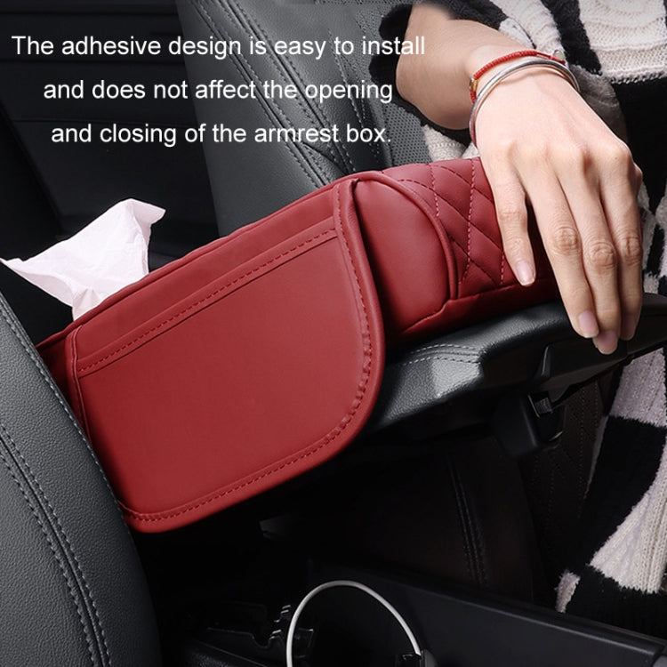 Car Armrest Box Booster Pad Widened Interior Tissue Box