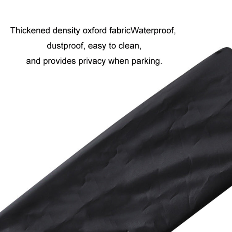 1pair Dustproof Waterproof Thickened Oxford Cloth License Plate Cover, 45x15cm, 48x15cm