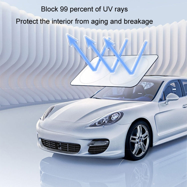 For Tesla Car Sun Protection Heat Insulation Folding Sunshade