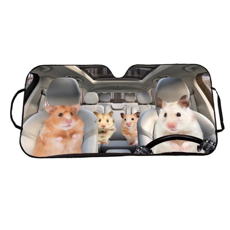 Printed Car Sun Protection Heat Insulation Sunshade