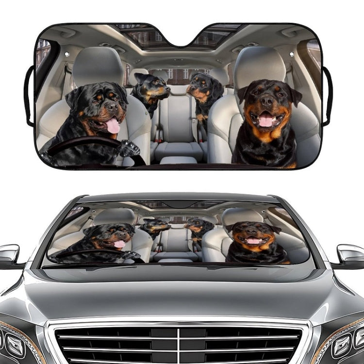 Printed Car Sun Protection Heat Insulation Sunshade