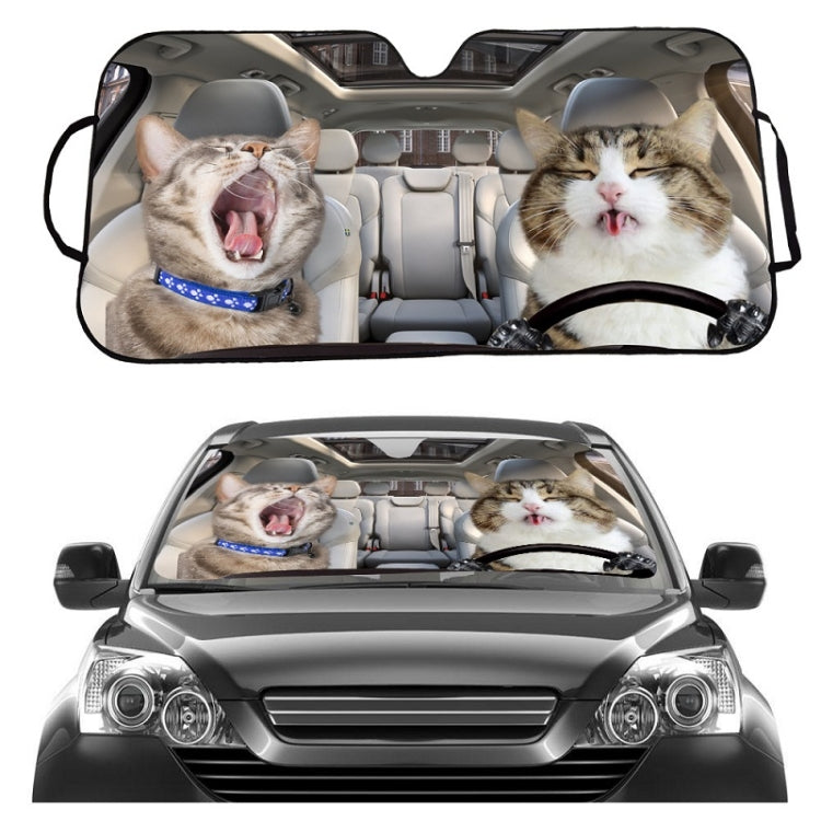 Printed Car Sun Protection Heat Insulation Sunshade