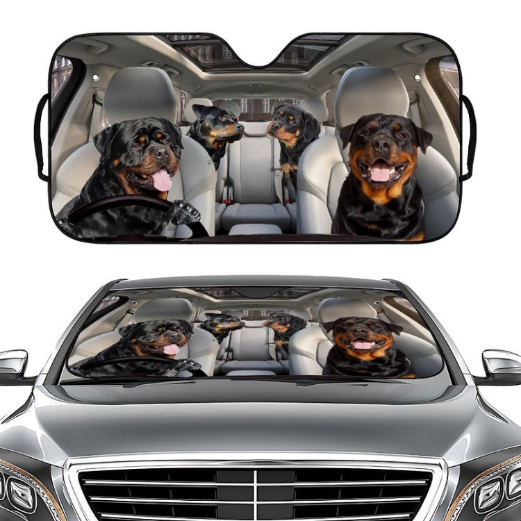 Printed Car Sun Protection Heat Insulation Sunshade