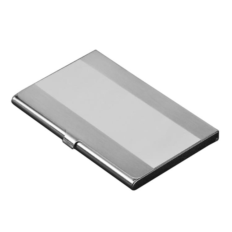 Minimalist Men Business Card Holder Portable Metal Name Card Case