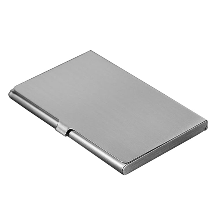 Minimalist Men Business Card Holder Portable Metal Name Card Case