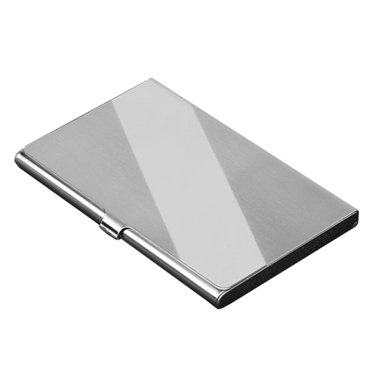 Minimalist Men Business Card Holder Portable Metal Name Card Case