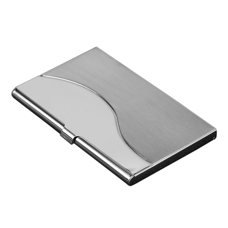 Minimalist Men Business Card Holder Portable Metal Name Card Case