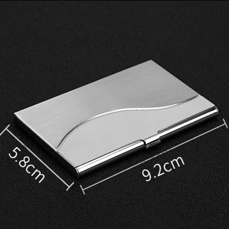 Minimalist Men Business Card Holder Portable Metal Name Card Case