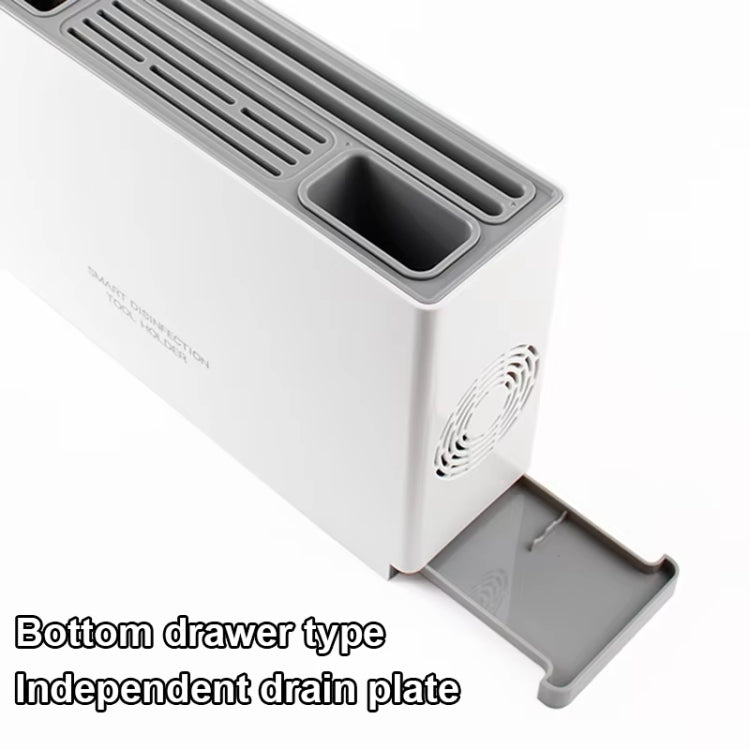 UV Disinfection Drying Knife Chopsticks Storage Holder