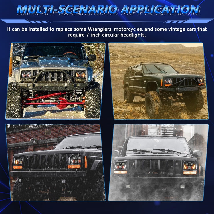 7-Inch Mechanic Car Modified Headlights For Wrangler