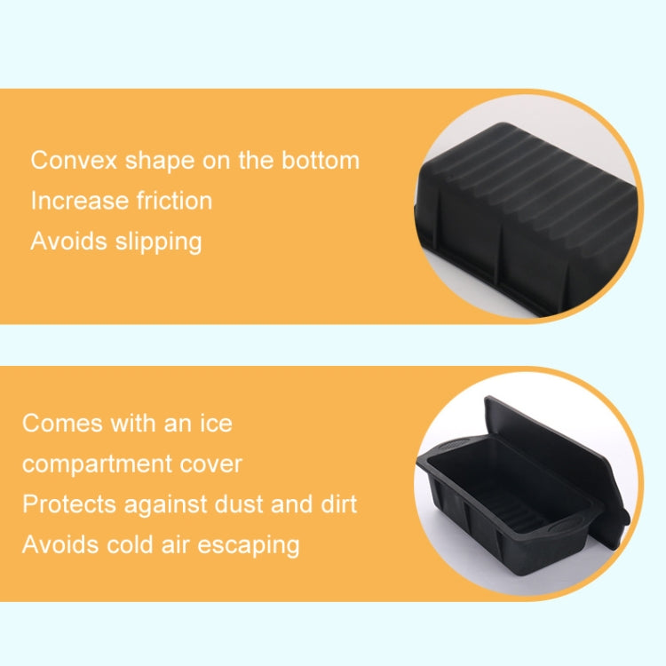 Silicone Ice Lattice Molds Ice Storage Box With Lid
