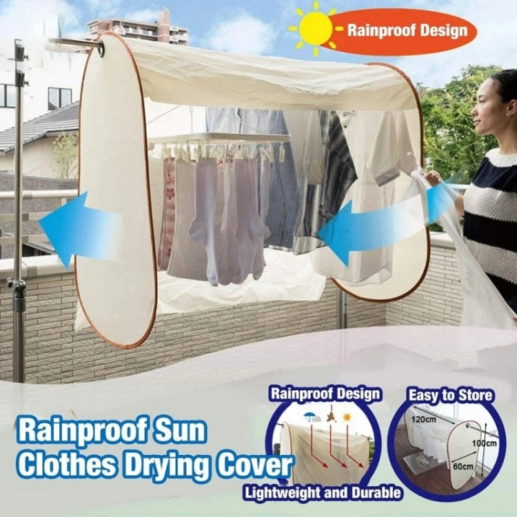 Outdoor Clothes Drying Dustproof Rainproof Sun Protection Cover
