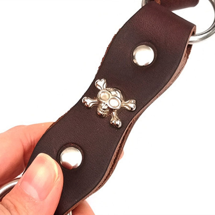Leather Dog Leash Pet Tow Rope Chain