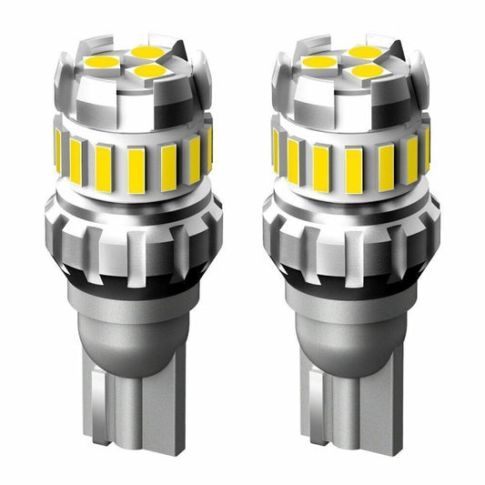 2pcs T10 3030+4014 18LED Constant Current Decoder Indicator Light Reversing Light